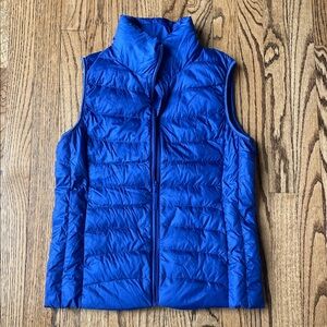 Royal Blue Quilted Puffer Vest